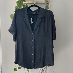 Banana Republic NWT Resort Shirt, Black